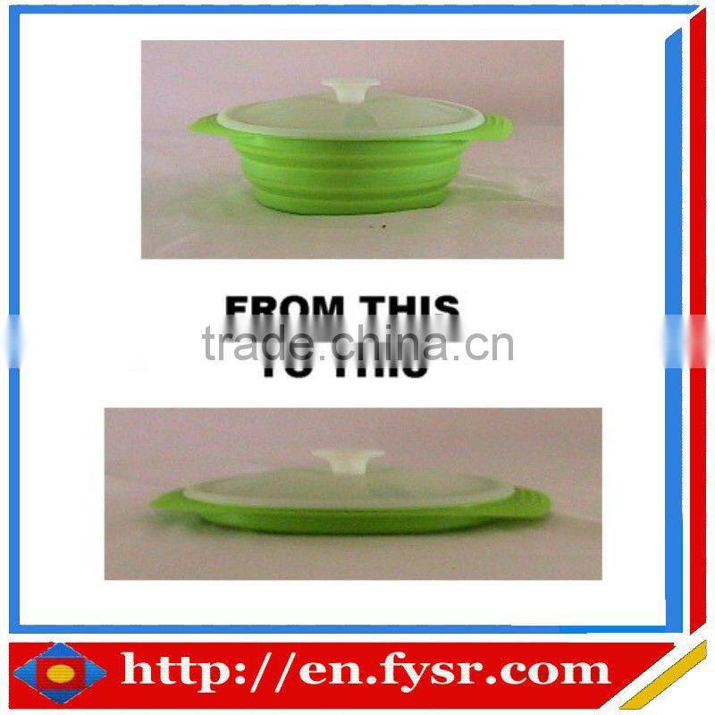 2013 Eco-friendly Nice flexible pet silicone mixing bowl /silicon bowl