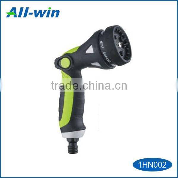 High quality metal 8 function hose nozzle for garden irrigation