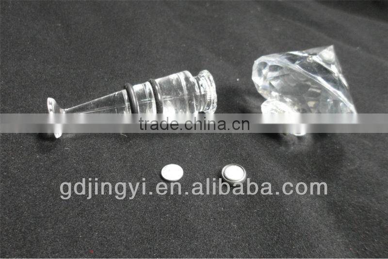 Acrylic barwares LED wine stopper