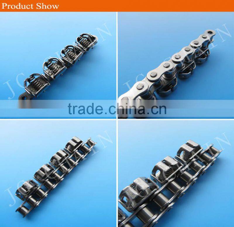 High quality stainless steel special clip paper attachments roller converyor chain