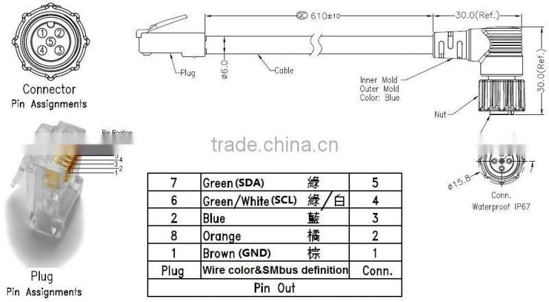 LiFePO4 12V 45Ah battery pack with SMBus communication
