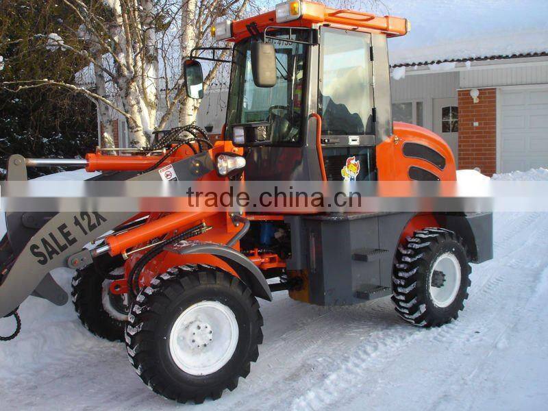 wheel loader log grab