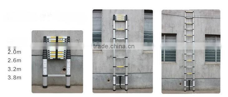 Leapair 12.5ft Telescoping Ladder Aluminum Telescopic Extension Tall Multi Purpose