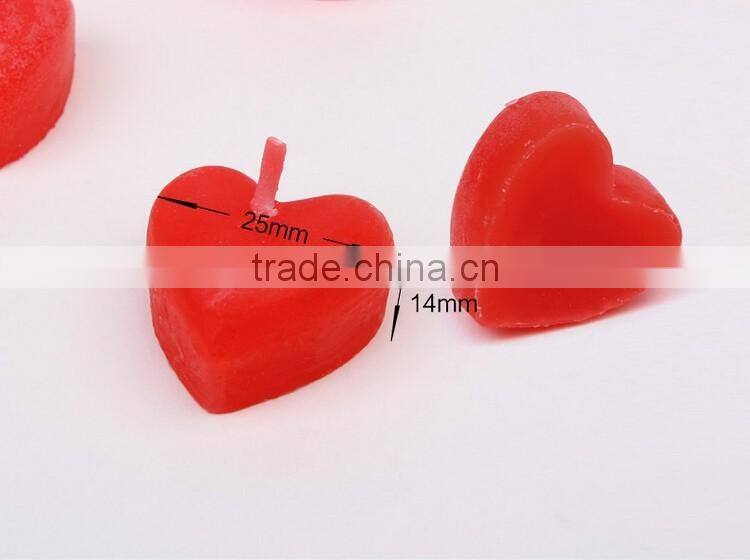 Wholesale Red Love Heart Birthday Candle for Celebration
