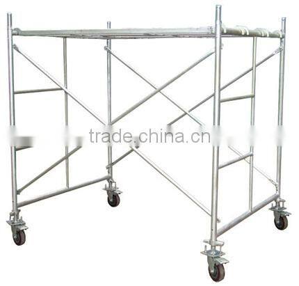 Sliver color Galvanized Rolling Scaffolding Frame