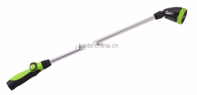 Garden water wand 28" long thumb control spray nozzle for watering trees