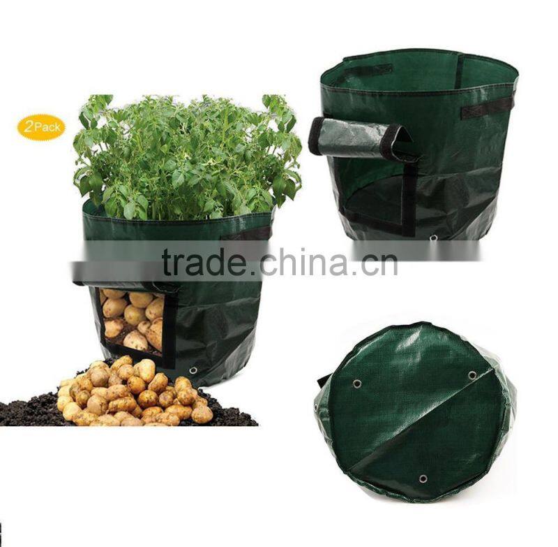 Garden Potato Grow Bag Vegetables Planter Bag 7 Gallon Vegetables Grow Bags 2-pack(Z-GB-019)