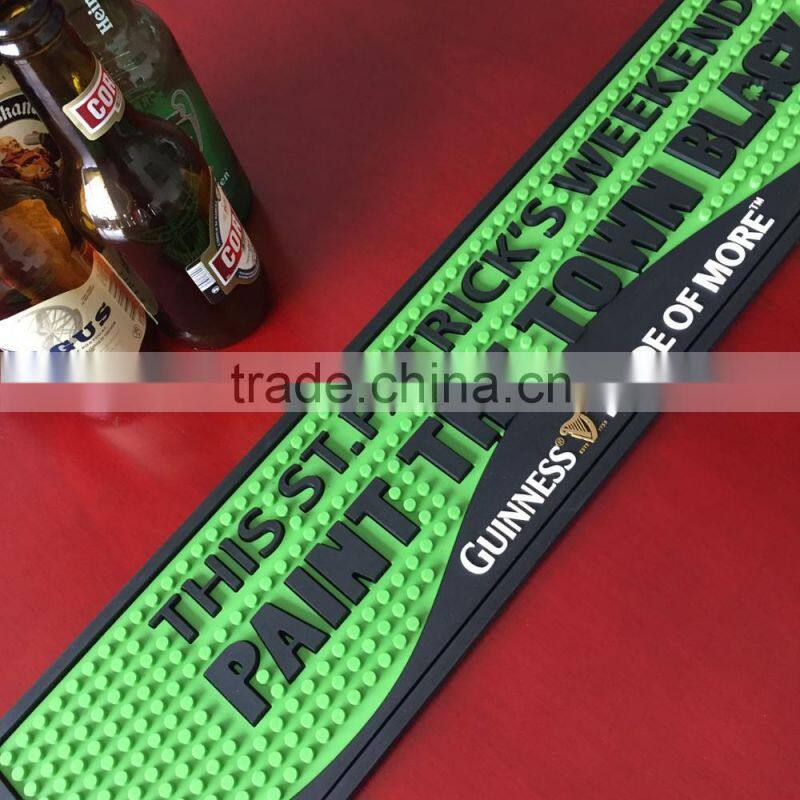 eco-friendly PVC bar mat customized rubber bar mat
