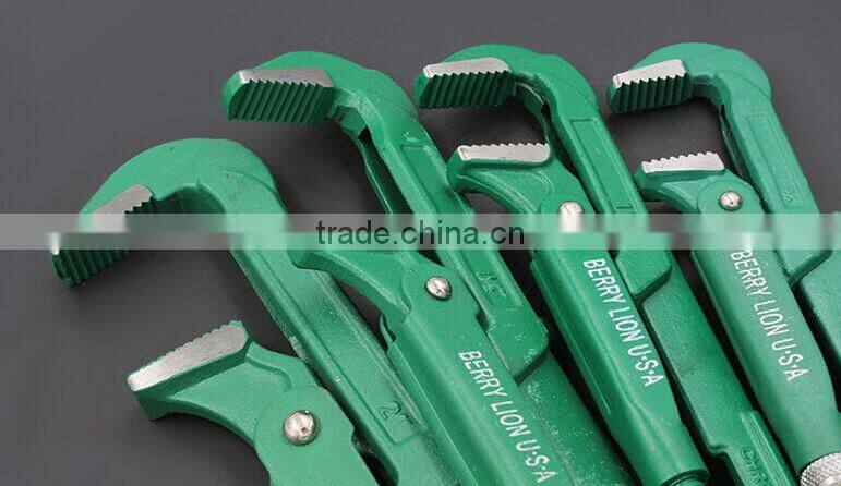 Berrylion High Carbon Steel Eagle Mouth Pipe Wrench 3/4" 1" 1.5" 2" Pipe Wrench