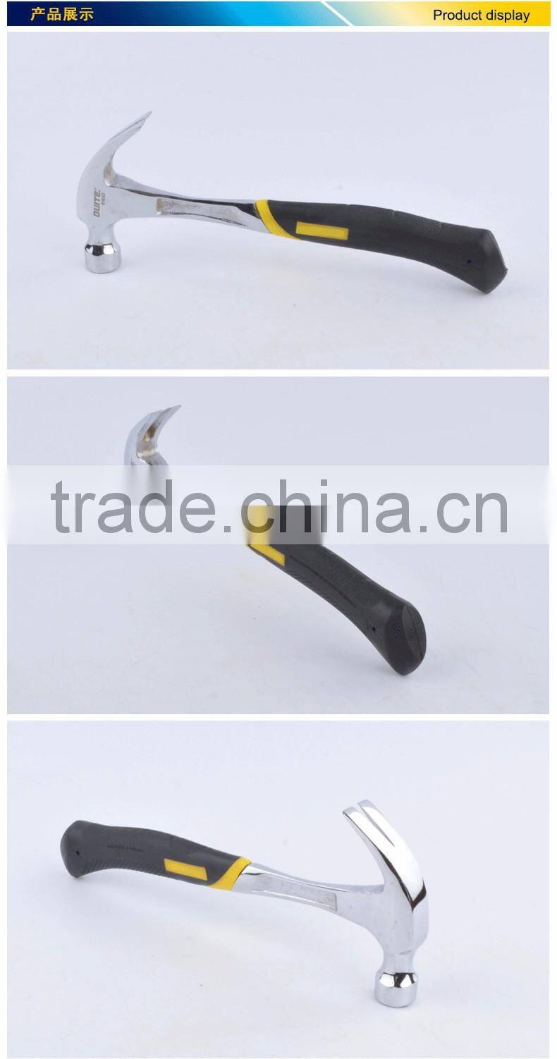 American type claw hammer with tpr plastic coated handle