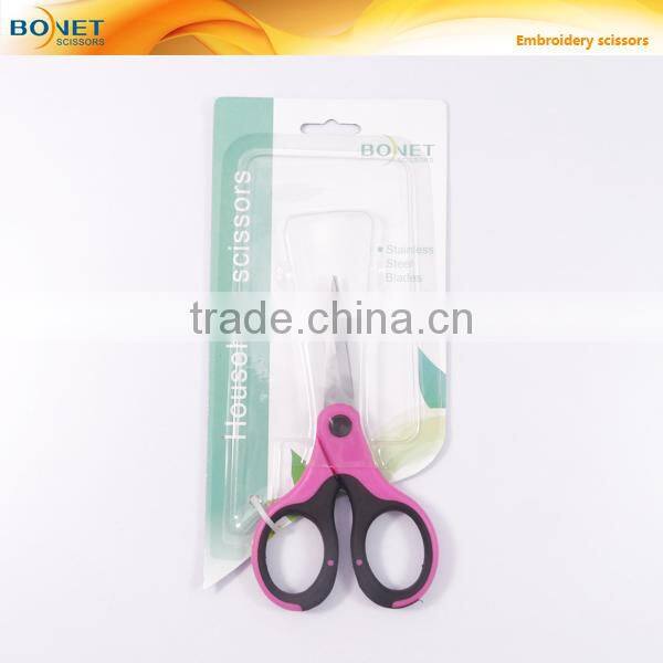 S96008B 4-1/2" New plastic handle Fancy Embroidery Scissor