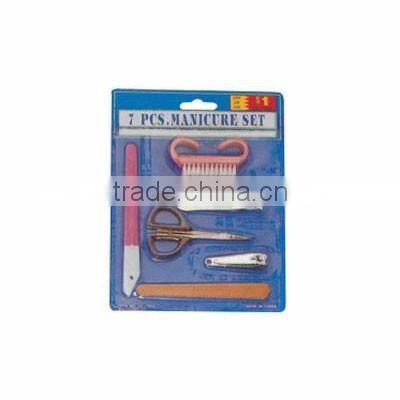7pc mini promotional nail care cleaning tools