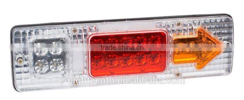 2016 new 12V 24V LED light Rear Turn Signal Truck Trailer Caravan Led Trailer Tail Lights Stop Rear Tail Indicator Light