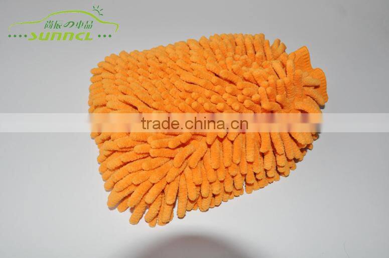 High Quality Waterproof Washing Gloves of Double Face Chenille