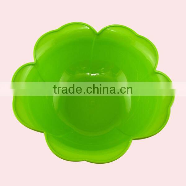 Double Layer Flower Shape Multi-purpose kitchen plastic sieve with lid