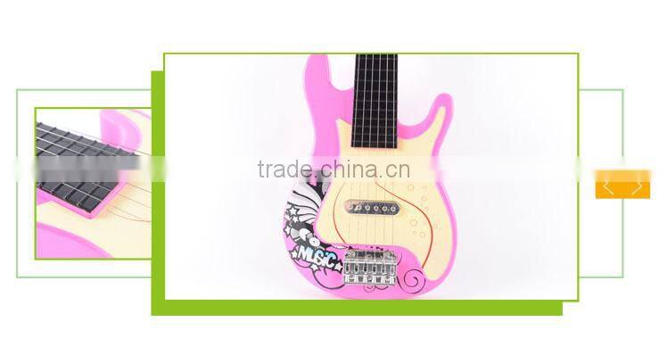 Wholesale kids musical instruments toy 6 string bass guitar kit
