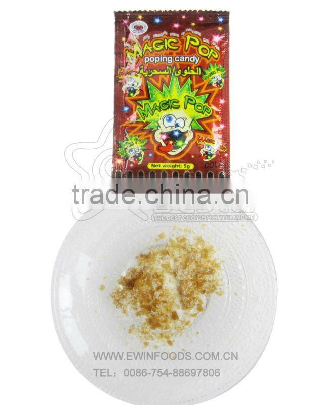 Strawberry flavor Magic Popping Candy