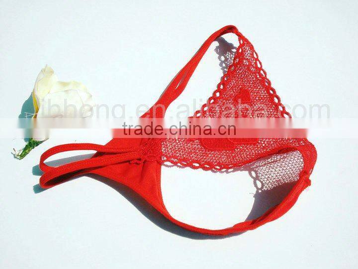 Ladies' panties romantic sexy rose panty G-string panties T-back panty rose flower