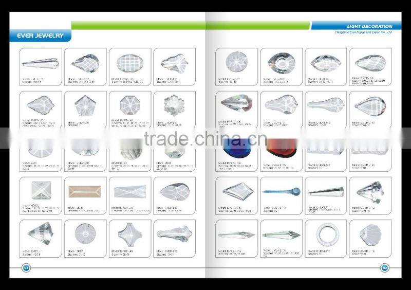 crystal light part, crystal chandelier parts