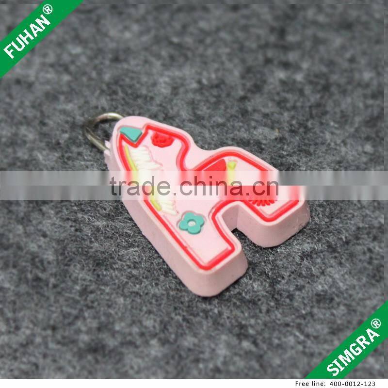 Factory Price Fancy Design Shape Garment Plastic Zipper Pullers