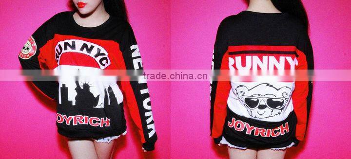 High quality 100% cotton knitted no drawstring hoodie sweatshirt custom