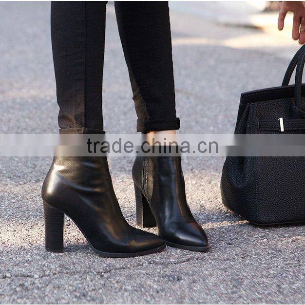 GZY best quality boots shoes female causal boots warm Europe-American style guangzhou factory direct sell stock 2017