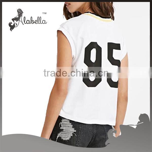 High quality Sleeveless shirts with crew neck