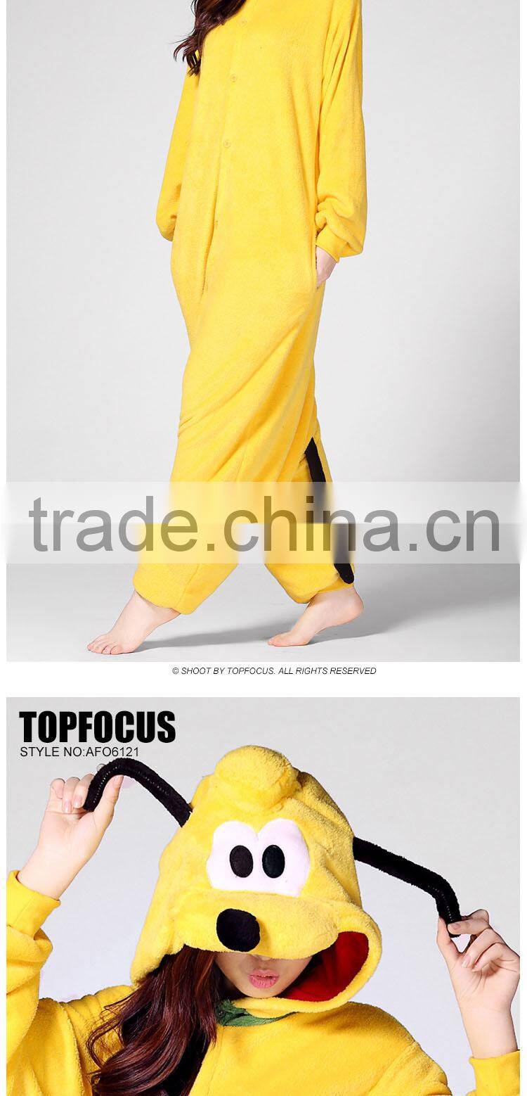 Fleece Halloween Cosplay Japanese Pajamas Costume Adult Jumpsuit