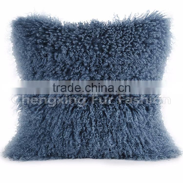 CX-D-04V Lamb Fur Pillow Cases Factory Fashion 100% Competitive Price Cheap Wholesale Pillow