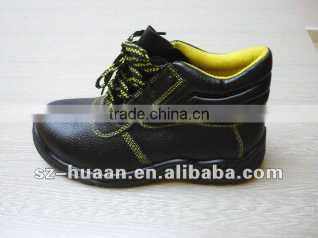 Popular cow grain leather high cut safety boots /Steel Toe safety shoes/industry safety shoes/fashion safety shoes