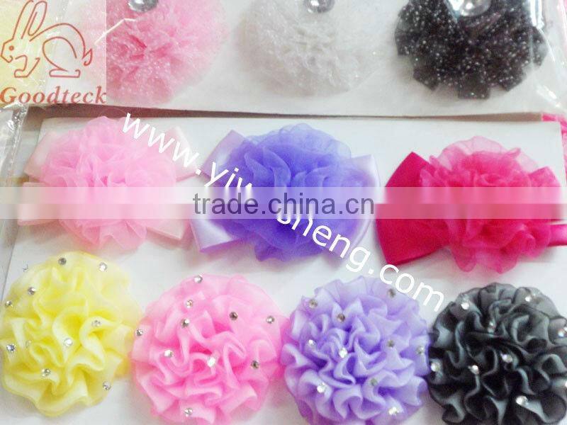 sequin lime green daisy flowers