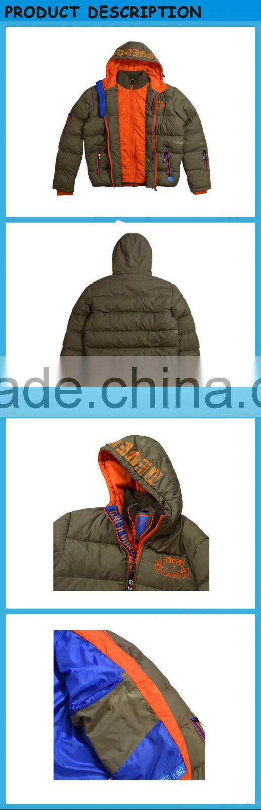 Down Feather Super Warm Winter Jacket Windproof Hooded Coat Men