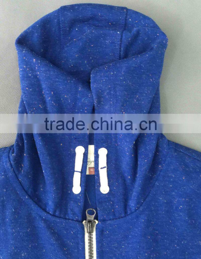 2017 oem mens print logo blue colour zip up hoodies wholesale