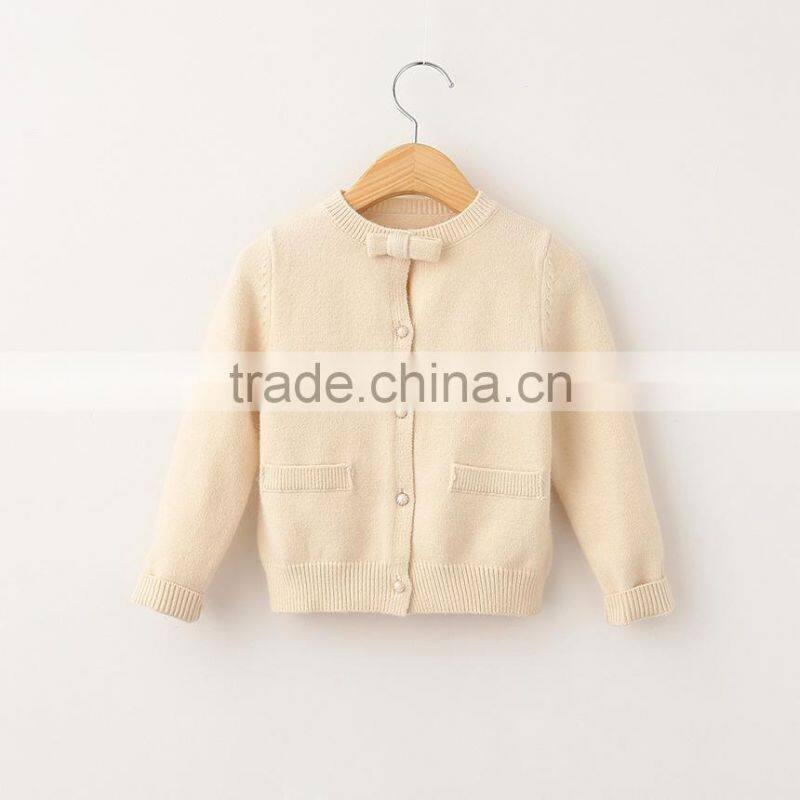 Long Sleeve Loose Handmade Knit Wool Knit cardigan Sweater Designs for Girls