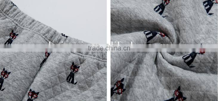 Jiangxi lovely boys sleepwear sets custom cotton/polyester air layer fabric good quality pajamas