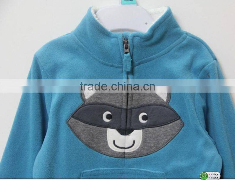 winter fashion jacket own factory cheap wholesale polar fleece jacket for kids