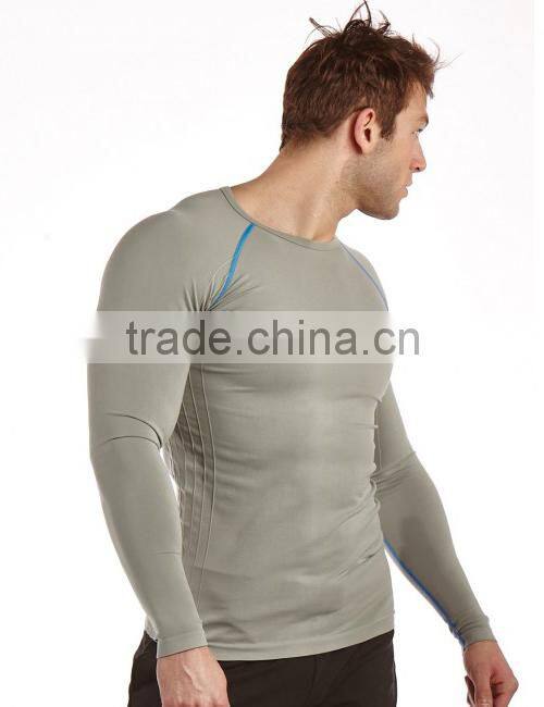 Polyester Dry Fit Running T shirt Custom Logo Plain Slim Fit Sport T shirt OEM