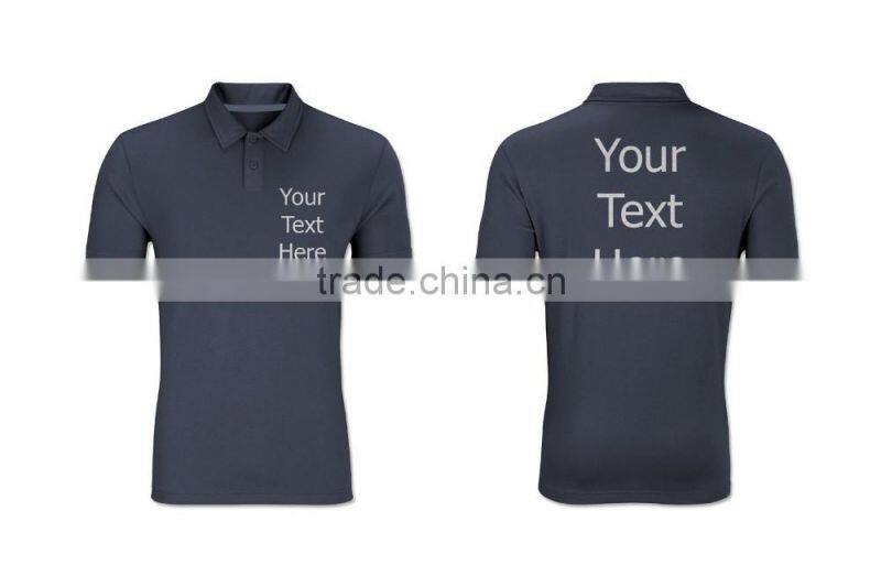 Custom 100% Polyester Dry Fit Mens Quick Dry Polo Shirt Wholesale Golf Polo Shirt