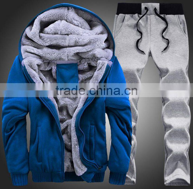 wholesale mens winter hoodie suit sportswear,high quality sports wear,custom sportswear