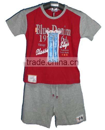 printed fashion sport suits for boys