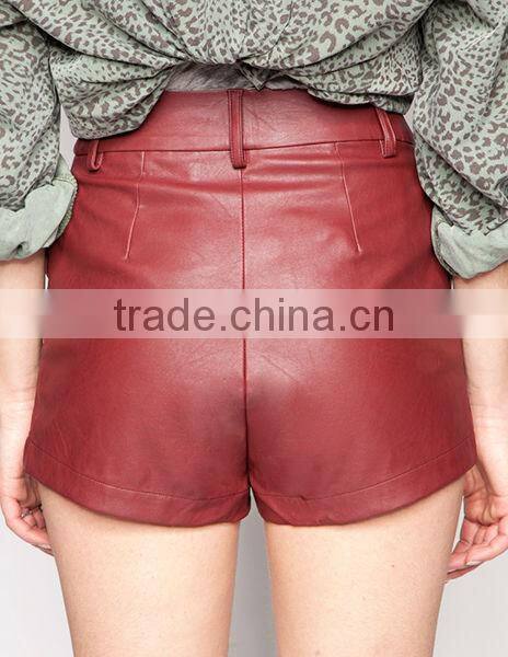 Amazing Europe United States to restore ancient ways fan joker wine red high waist lederhosen