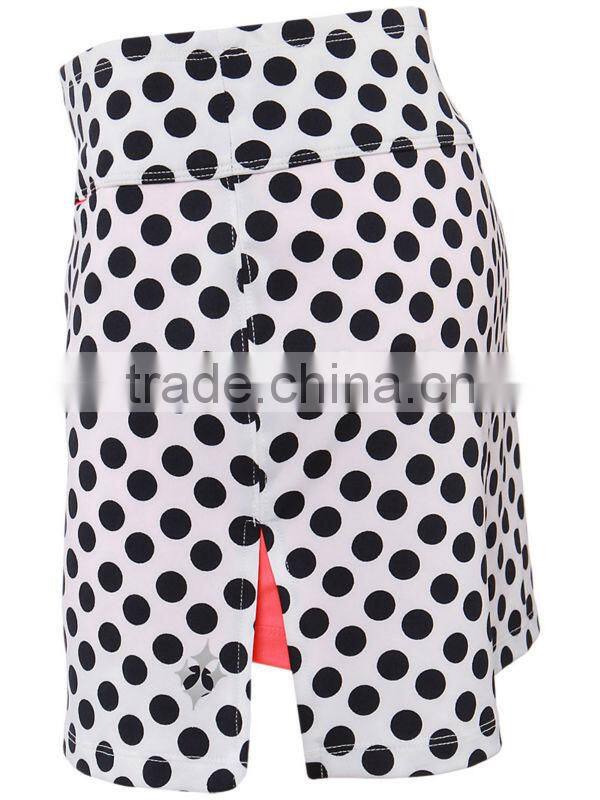 spotty printed popular tennis mini skirt suits