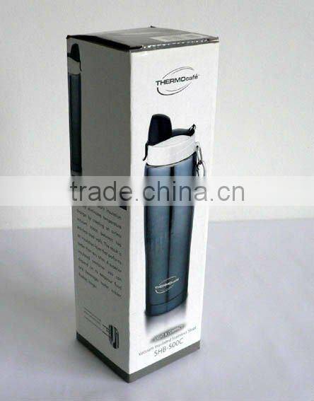 traveller's water bottle of E flute corrugated box