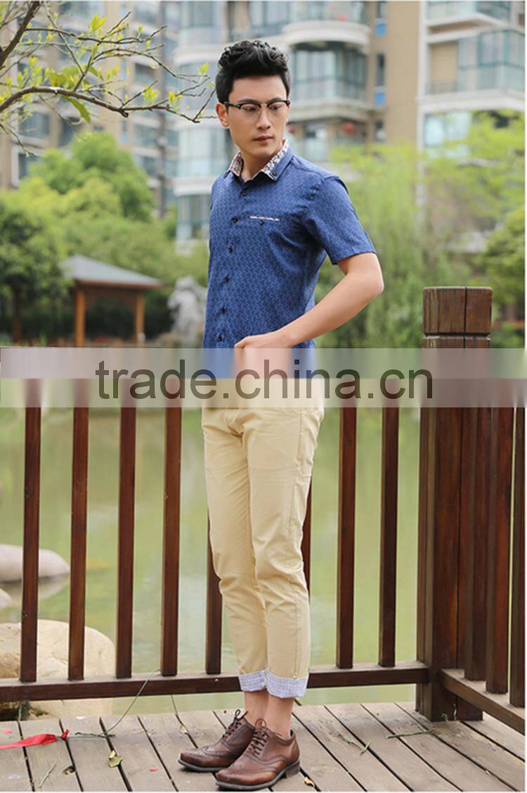 Short sleeve printed fashionable fit t-shirt for men