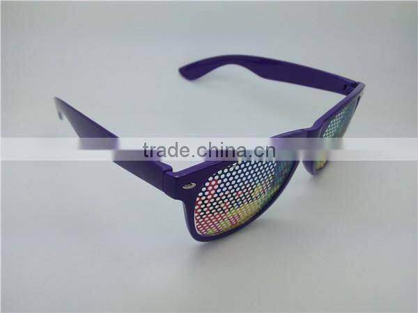 cheap pinhole sticker promotion sunglasses USA flag sticker party sunglasses DLC9010