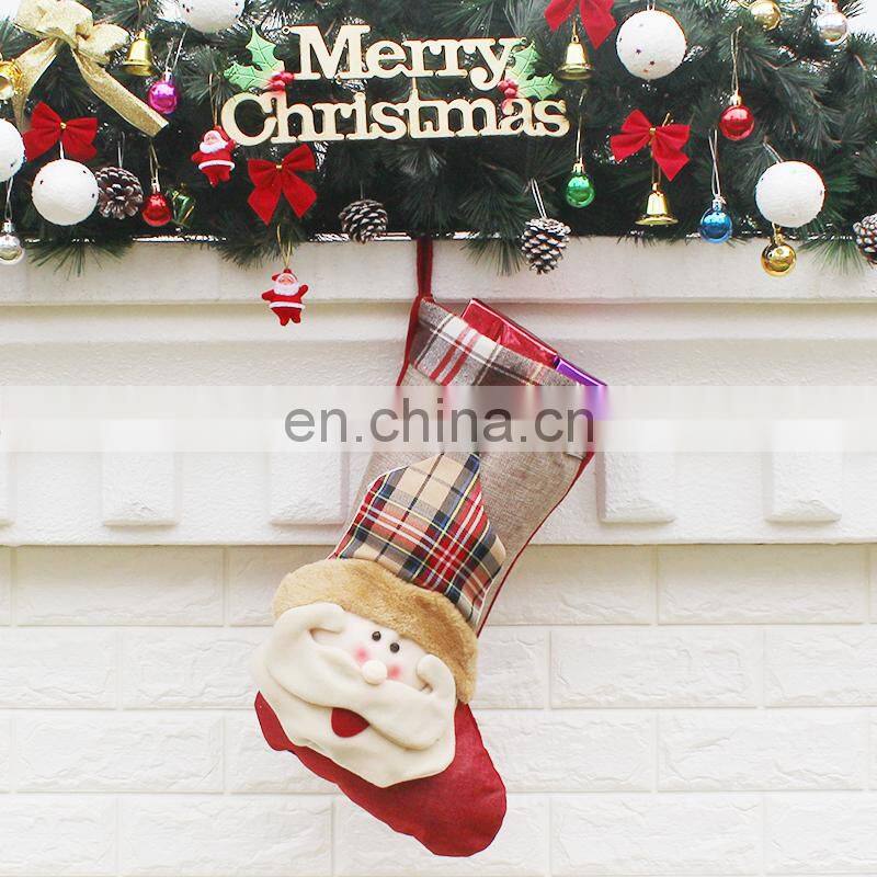 Christmas Tree Decoration Party Gifts Santa Claus Snowman Elk Christmas Stocking
