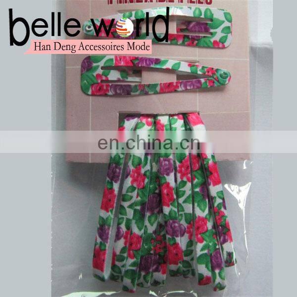 Wholesale Floral Printed Hair Accessories Set