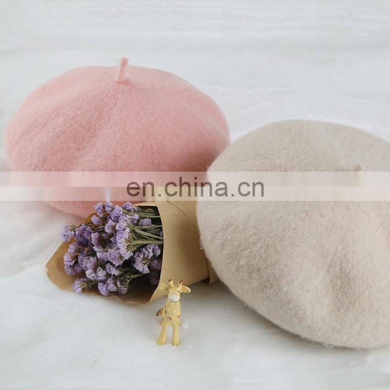 High Quality Wholesale Ladies Wool Felt Berets