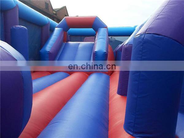 Funny Inflatable Castle Bouncer /tunnel obstacle course