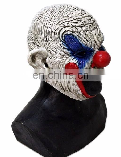 Carnival Clown Cosutme Rubber Latex Mask for Party Decoration